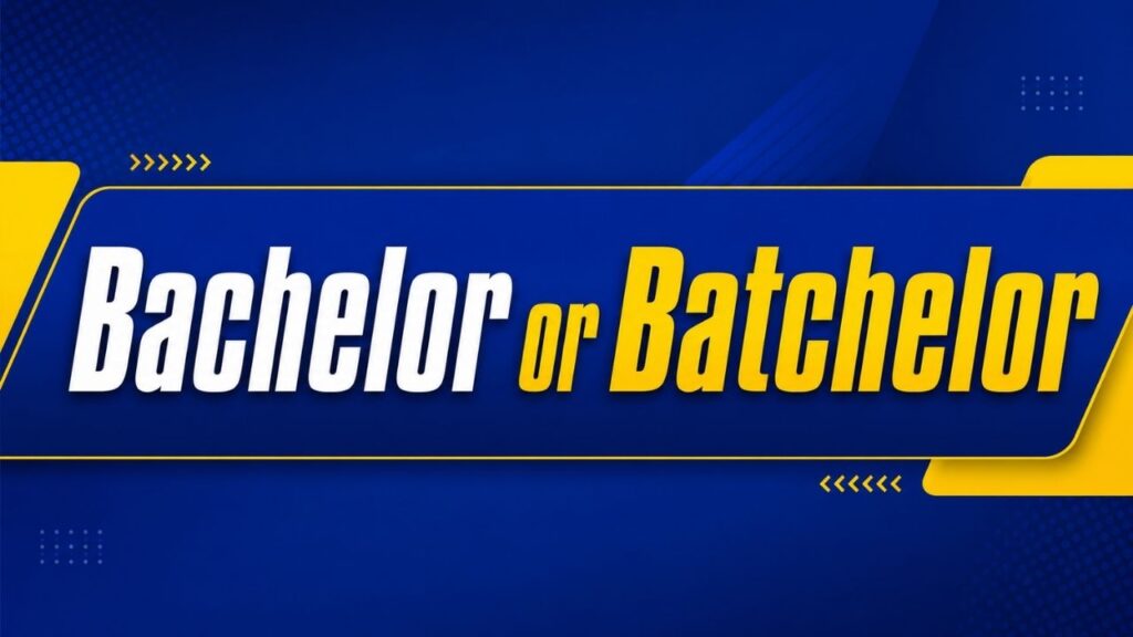 Bachelor or Batchelor