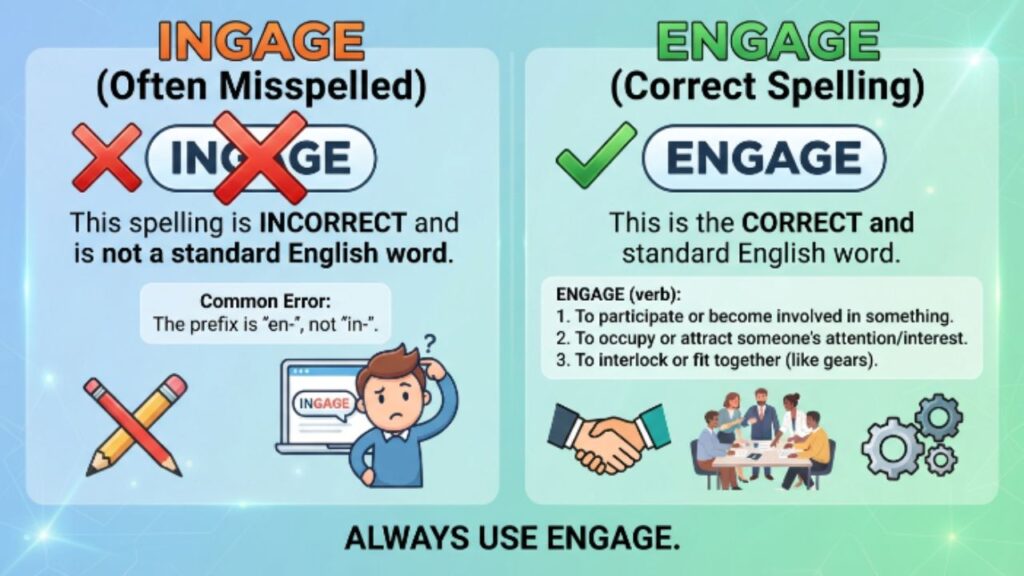 Nature and Behaviour of Engage vs Ingage