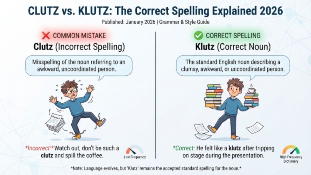 Clutz or Klutz
