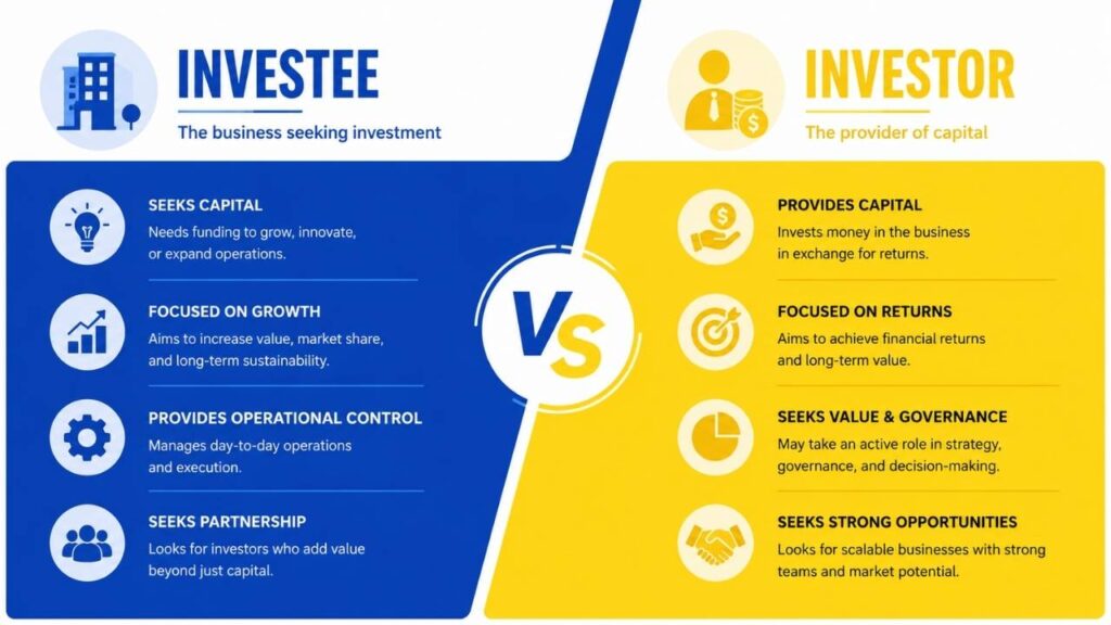 Investee vs Investor: The Real Difference Explained