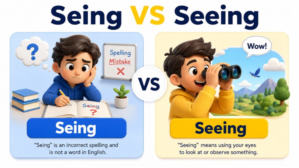 Seing or Seeing