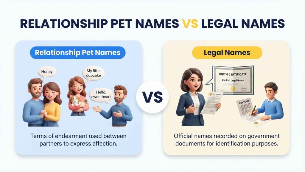 Relationship Pet Names