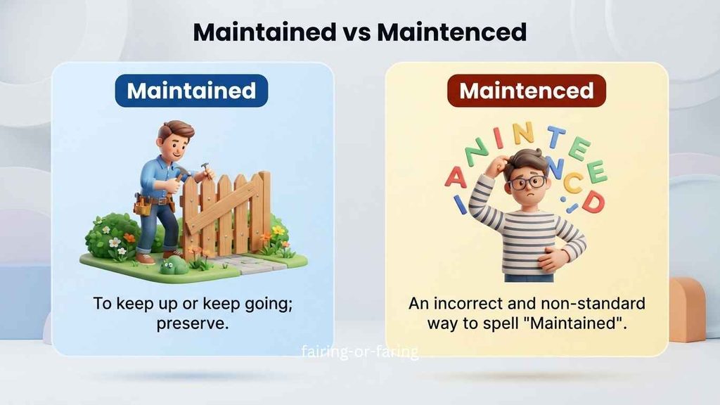Maintained