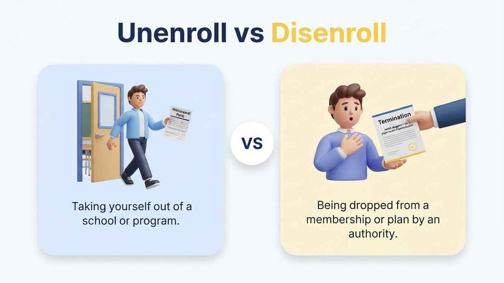 Disenroll