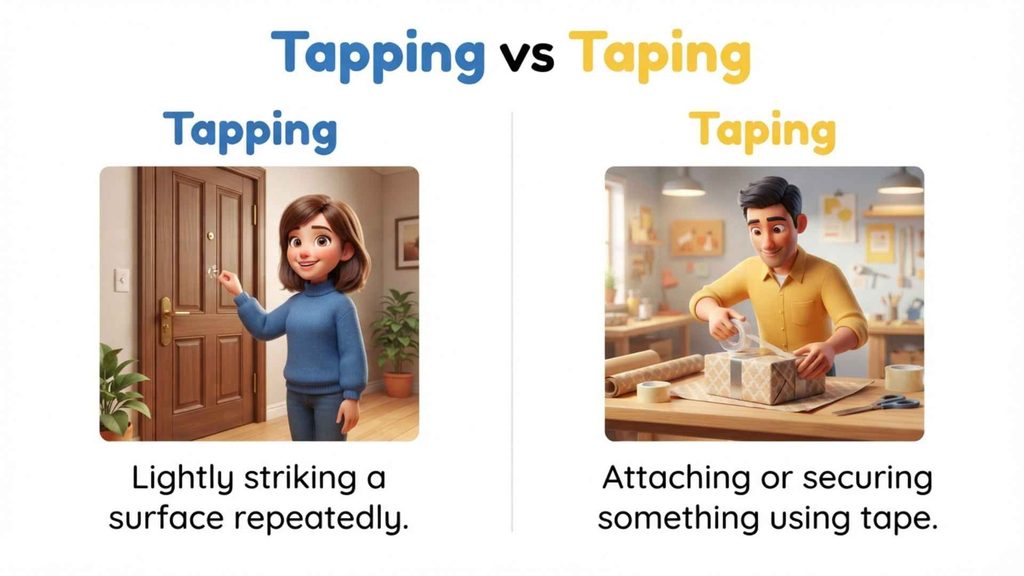 Tapping vs Taping