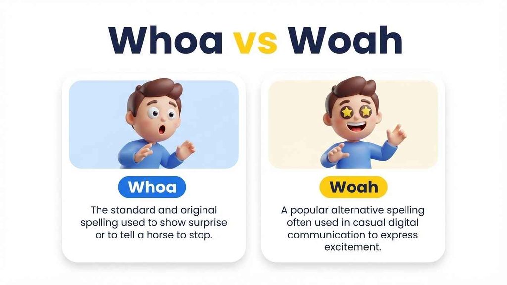Whoa or Woah