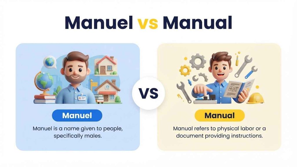 ​Manuel vs Manual: Avoid This Mistake in 2026