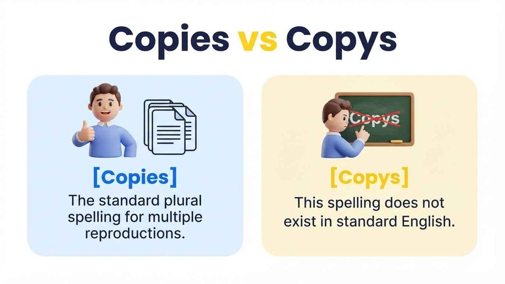Plural of Copy