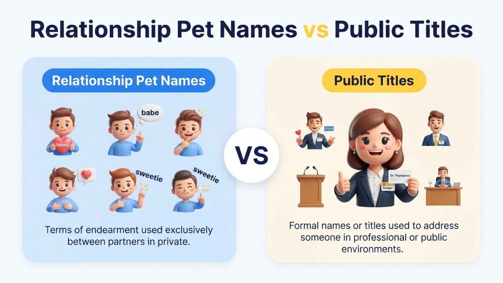 Relationship Pet Names