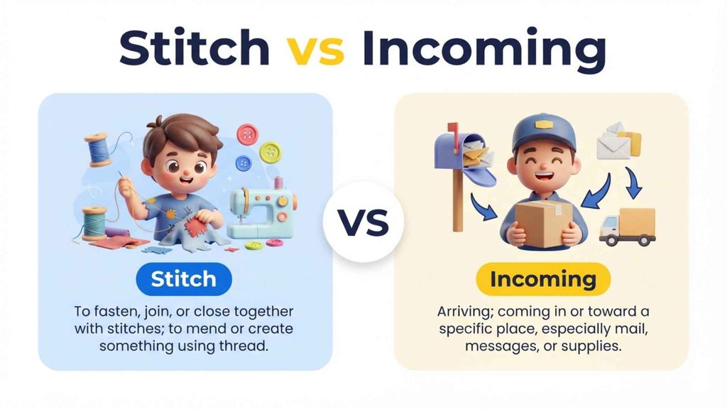 Stitch Incoming Meaning
