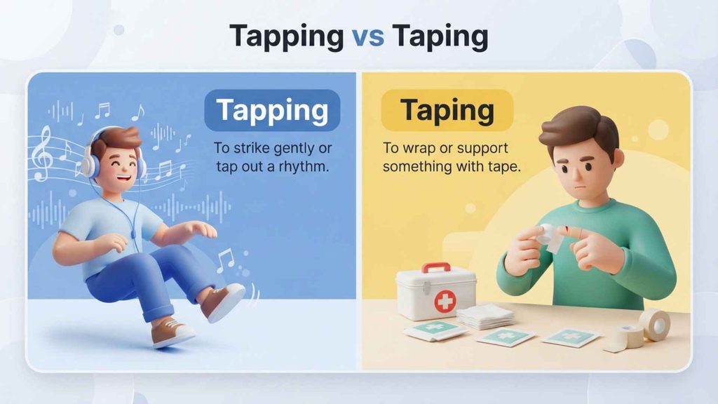 Tapping vs Taping