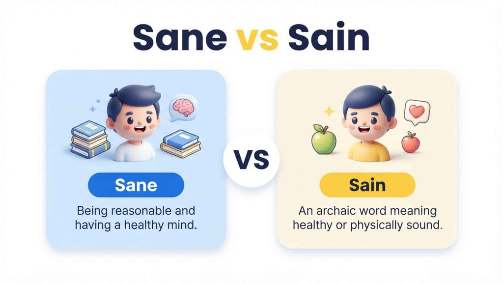 Sane or Sain