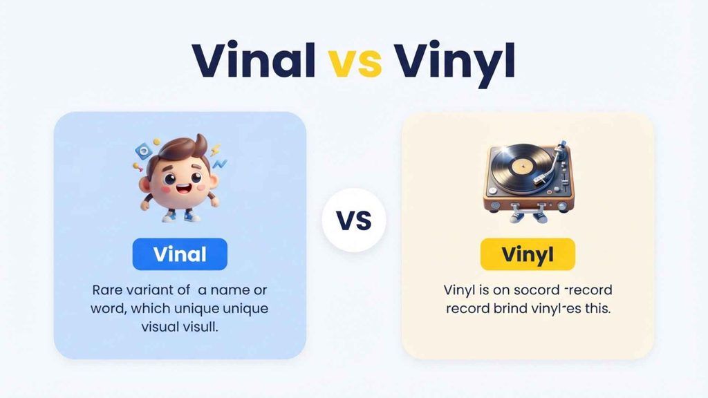 Vinal vs Vinyl