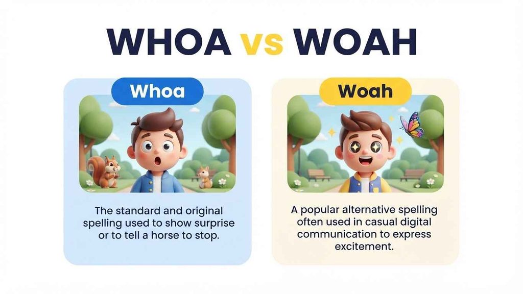 Whoa or Woah