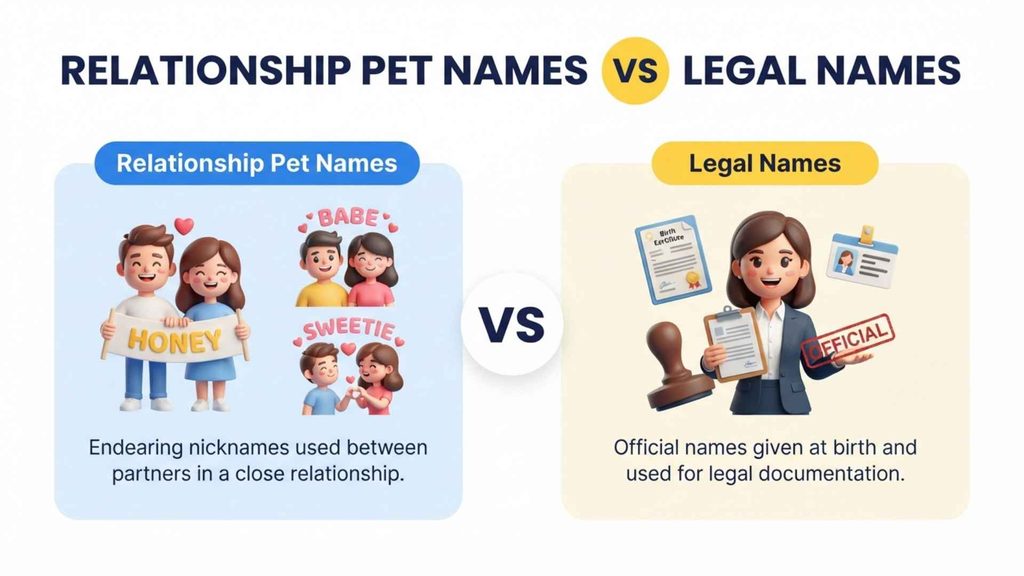 Relationship Pet Names