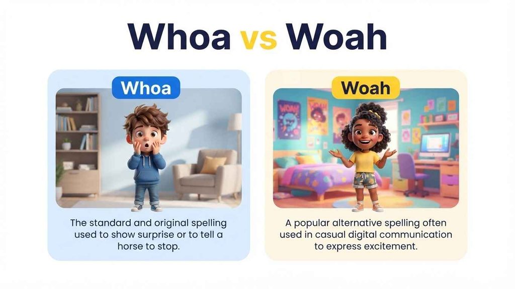 Whoa or Woah