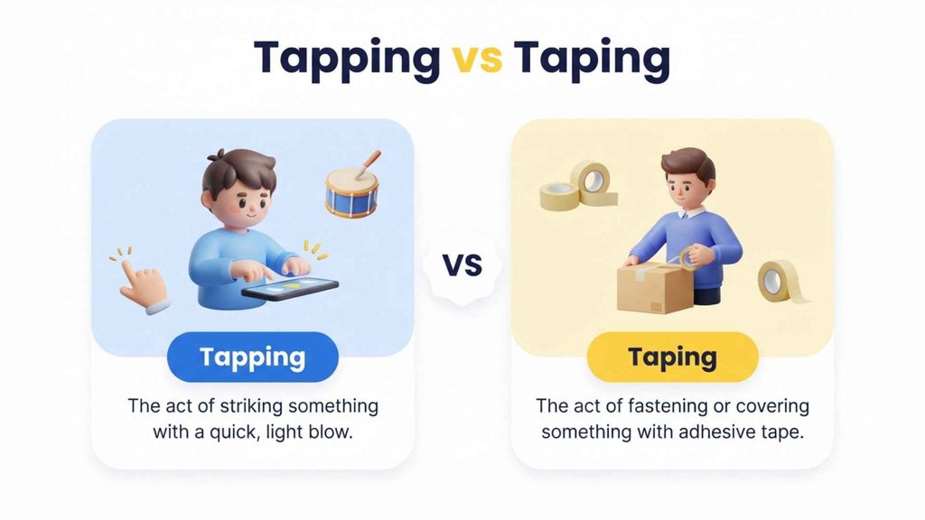 Tapping vs Taping