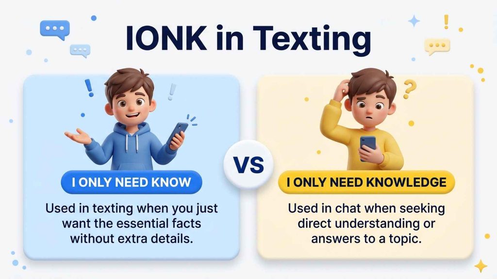 IONK Mean in Text