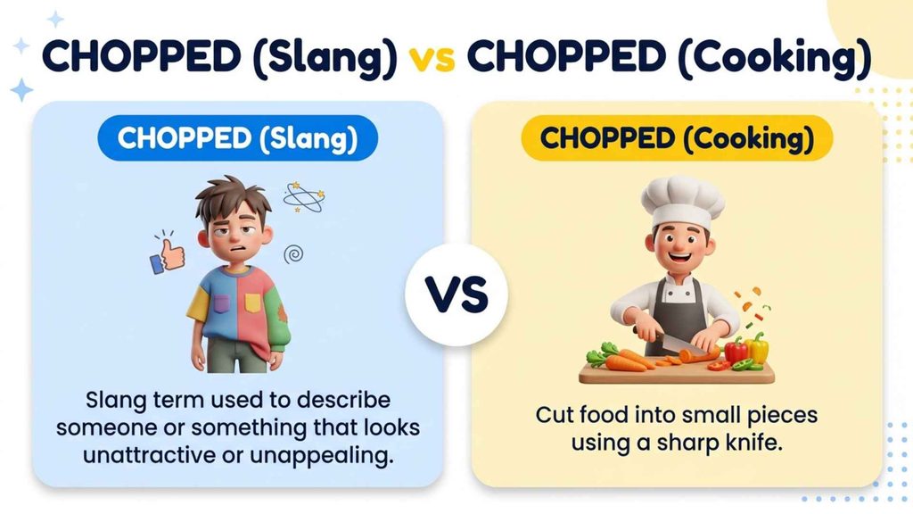 Chopped Meaning Slang