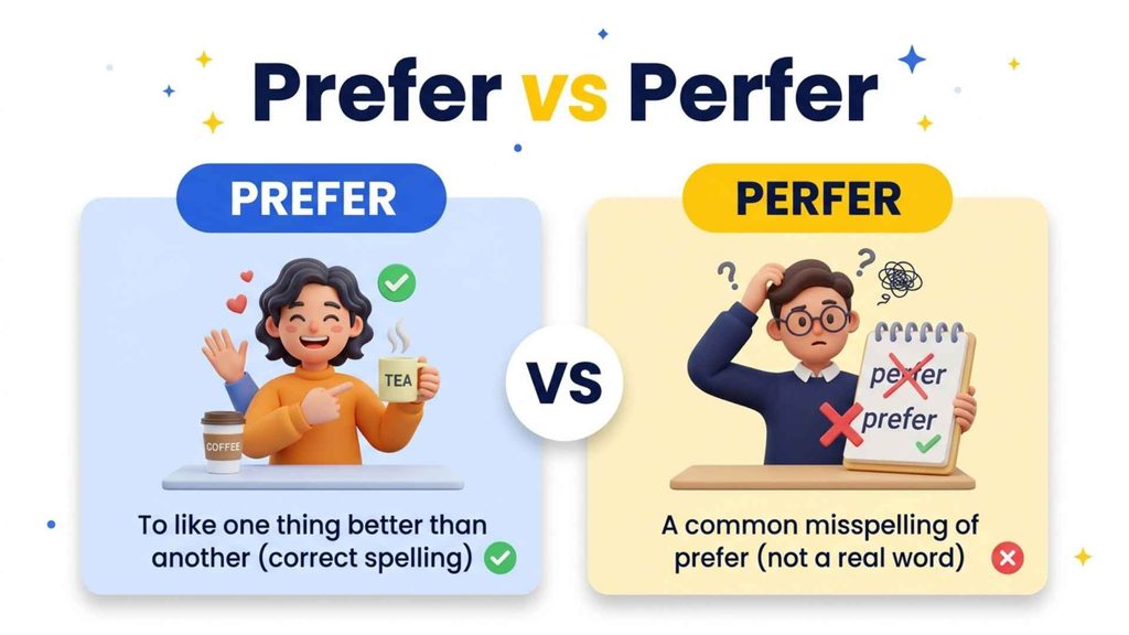 Prefer or Perfer Meaning