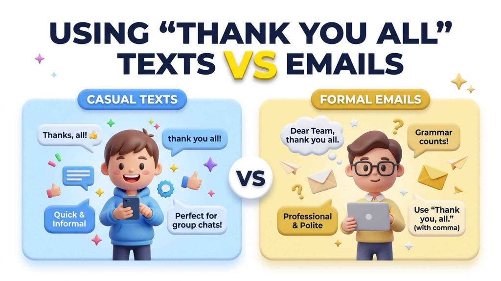 “Thank You All” Meaning vs “Thank You Everyone” Explained