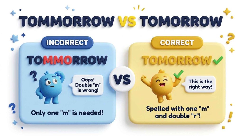 Tommorrow or Tomorrow